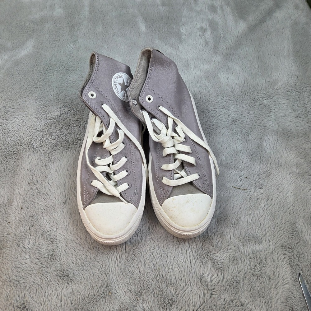 Converse Leather Move Platform High Top Sneaker Womens SZ 9.5 Chuck Taylor Gray